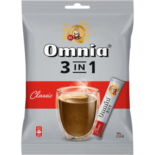 Douwe Egberts Omnia Classic 3in1 10x17,5g instant kávékeverék csomag