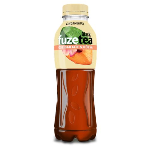 Fuzetea barack-rózsa zero tea 0,5l DRS egyutas visszaváltási díjas üdítőital