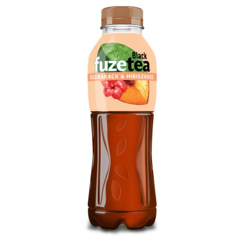 Fuzetea őszibarack-hibiszkusz tea 0,5l DRS egyutas visszaváltási díjas üdítőital