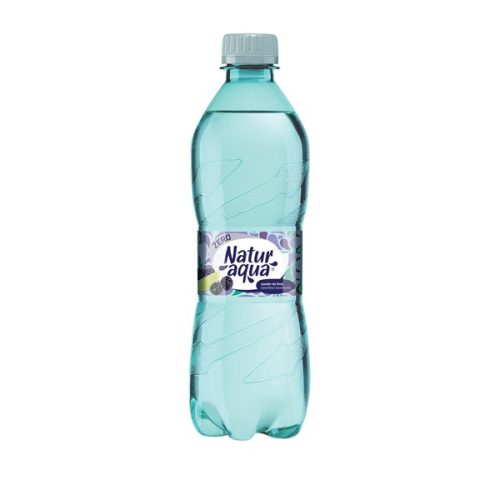 Naturaqua Emotion 0,5l DRS egyutas visszaváltási díjas PET palackos szeder-lime zero ízesített ásványvíz