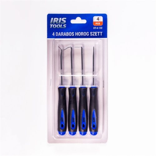 IRIS TOOLS DT-4-132 4 darabos horog szett