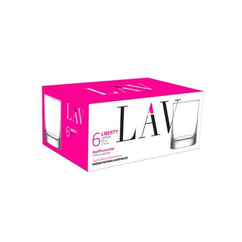 LAV Liberty Liqueur 65ml likőrös pohár szett 6 darabos LV-LBR308F