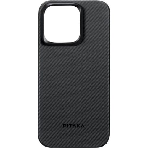 Pitaka 129608 600D iPhone 15 fekete/szürke aramid hátlap