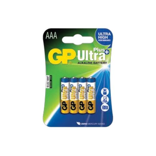 GP Ultra Plus AAA (LR03) alkáli mikro ceruza  elem 4db/bliszter