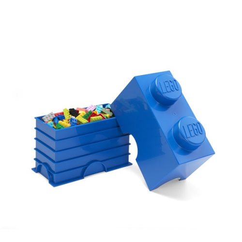 LEGO STORAGE BRICK 2 tárolódoboz 2,6 literes, kék 40021731