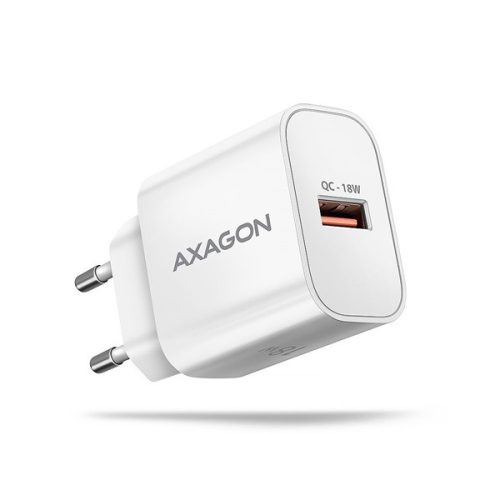 Axagon ACU-QC18W 18W QC USB fehér hálózati töltő