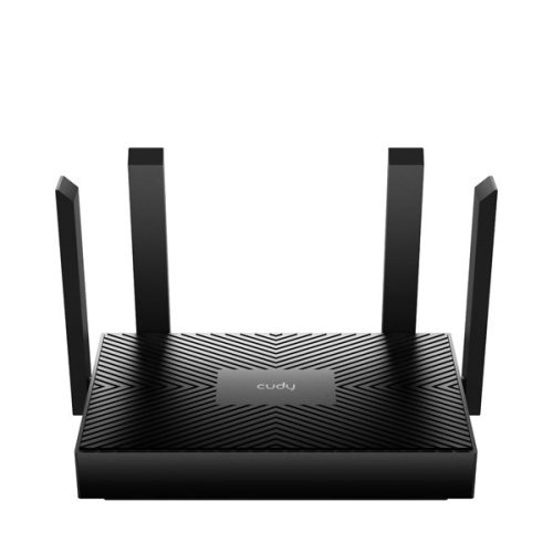 CUDY WR1500 kétsávos AX1500 WiFi 6, Gigabit fekete Access Point/Router