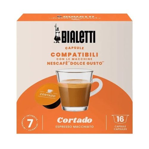 Bialetti Dolce Gusto kompatibilis Cortado 16 db kávékapszula