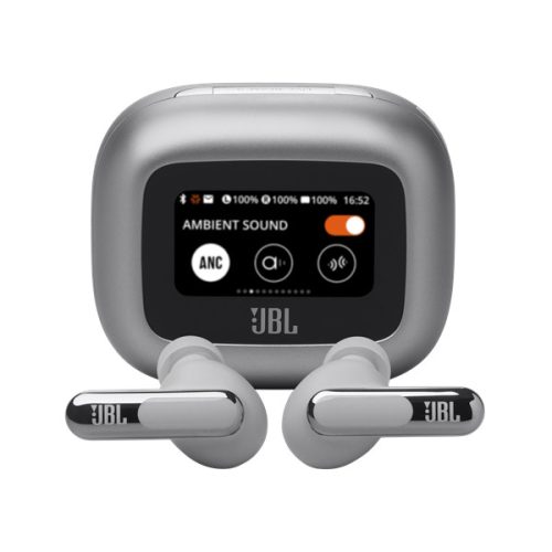 JBL Live Beam 3 True Wireless Bluetooth zajszűrős ezüst fülhallgató