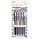 Sarasa Clip 0,7 Zebra Stripes 5pcs zselés toll