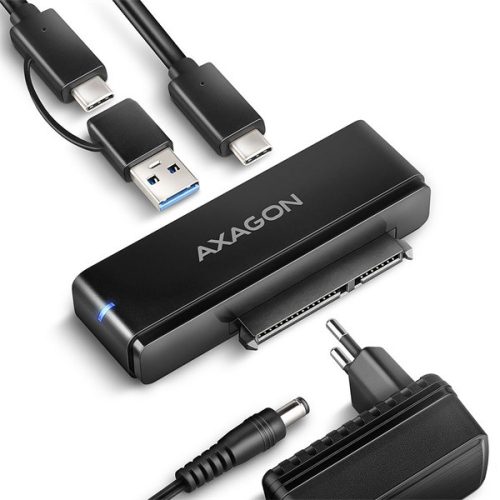 Axagon ADSA-FPX USB-C 10Gbps FAST PORT X 2.5"/3.5" SSD/HDD adapter