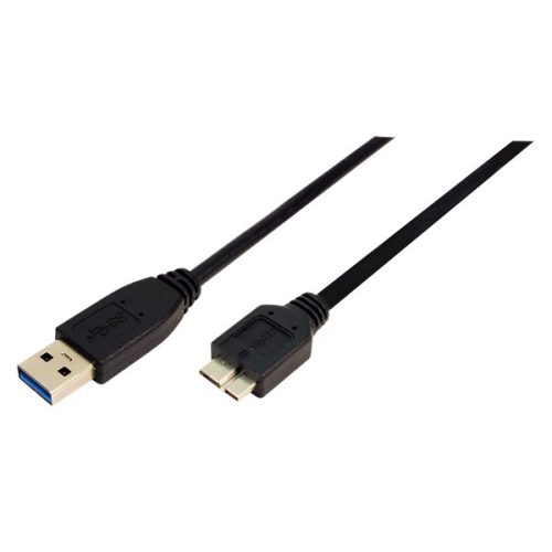 LogiLink CU0027 USB 3.0 A->B Micro 2x apa 2 m csatlakozó kábel