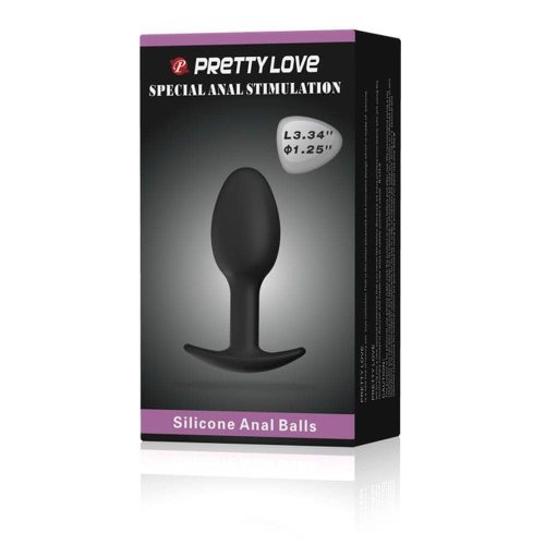 Pretty Love Heavy Balls Silicone Butt Plug 1