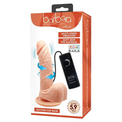 Barbara Mark Multi-Speed Vibration Dildo 6,3"