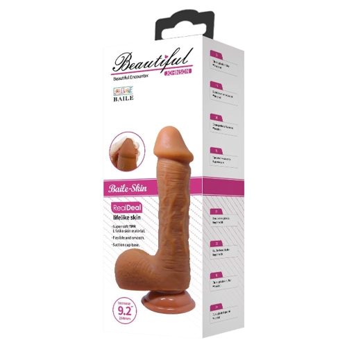 Beautiful Johnson 9,2 " Dildo Brown