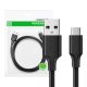 UGREEN nickel USB-C cable 0,25m black