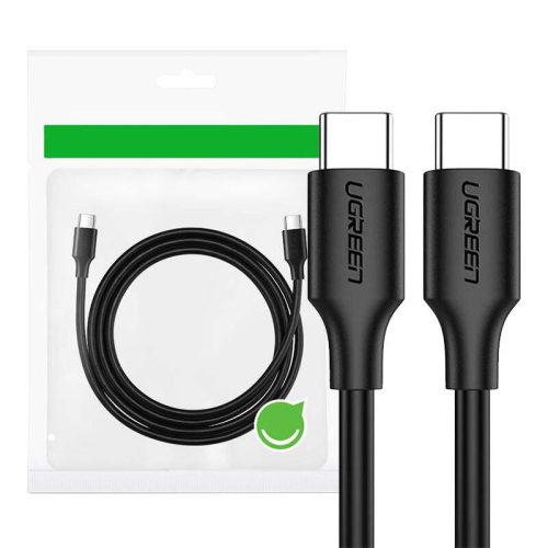 USB-C – USB-C PD UGREEN tápellátás 60 W-os kábel 1 m (fekete)