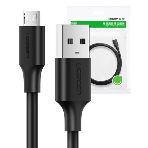 UGREEN micro USB Cable QC 3.0 2.4A 1.5m (Black)