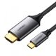 UGREEN 4K UHD 1,5 m-es USB-C-HDMI kábel (fekete)