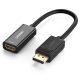 UGREEN MM137 DisplayPort - HDMI Adapter kábel, 4K (fekete)