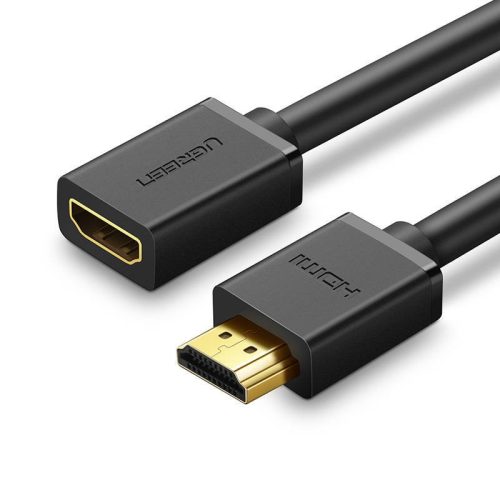 UGREEN HD107 HDMI hosszabbító kábel, anya-apa, FullHD, 3D, 0,5m (fekete)