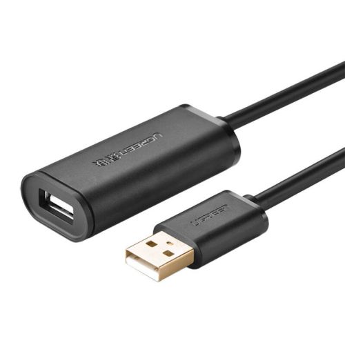 "UGREEN US121 aktív USB 2.0 hosszabbító kábel, 5 m (fekete) "