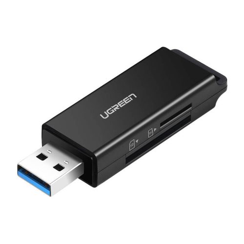 UGREEN CM104 SD / microSD USB 3.0 memóriakártya-olvasó (fekete)