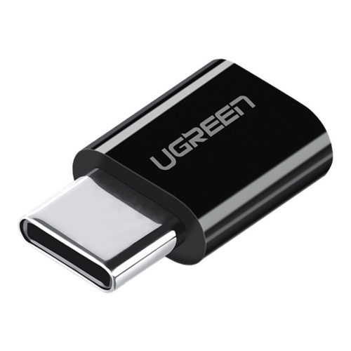 UGREEN US157 micro USB - USB-C adapter (fekete)