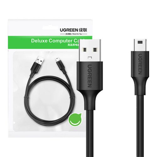 UGREEN US132 USB - mini USB kábel, 0,5m (fekete)