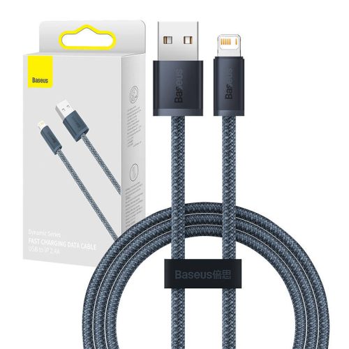 Baseus Dynamic Series USB-kábel a Lightninghez, 2.4A, 1m (szürke)