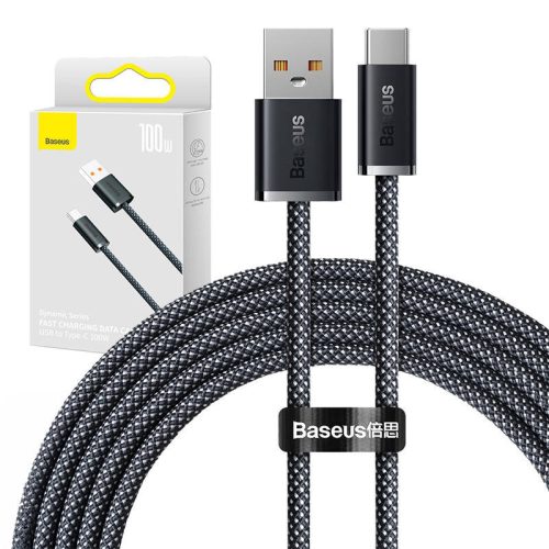 Baseus Dynamic Series USB-USB-C kábel, 100W, 2m (fekete)