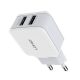 Wall charger LDNIO A2202, 2x USB, 12W (white)