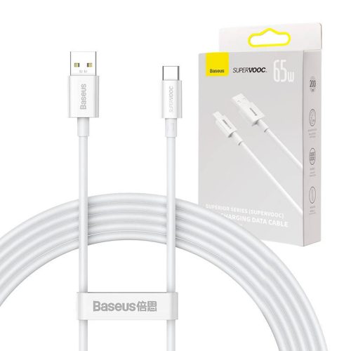 Baseus Superior Series Cable USB to USB-C, 65W, PD, 2m (white)