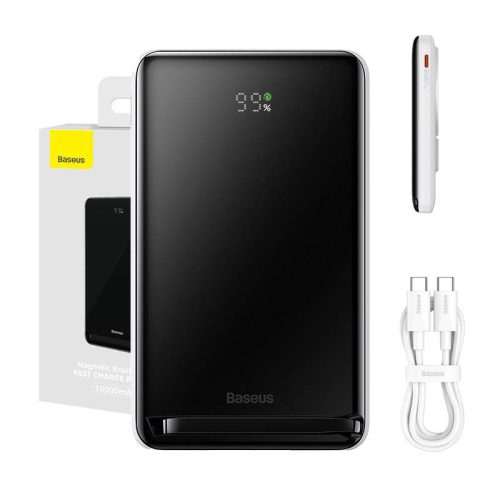 Baseus Magnetic Powerbank,10000mAh, 20W, MagSafe (fehér)