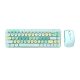 Wireless keyboard + mouse set MOFII Bean 2.4G (Green)