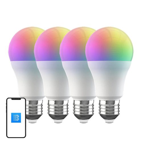 Smart LED Wifi bulbs Broadlink LB4E27 RGB (4 pieces)