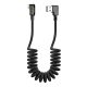 USB to Lightning cable, Mcdodo CA-7300, angled, 1.8m (black)