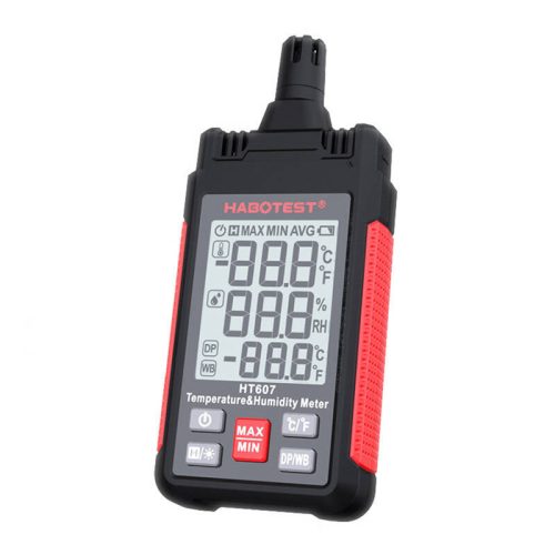 Temperature & Humidity Meter Habotest HT607