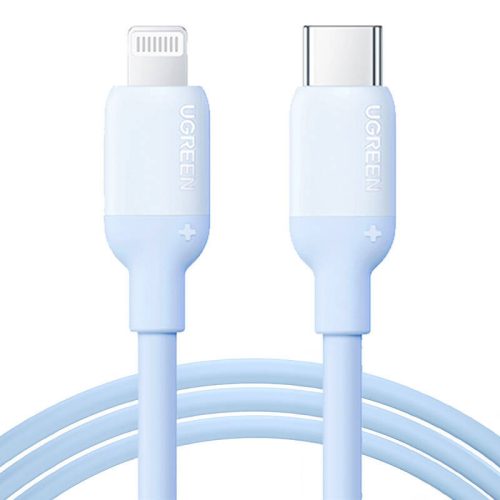 UGREEN USB-C to Lightning Charging Cable, PD 3A, 1m (blue)