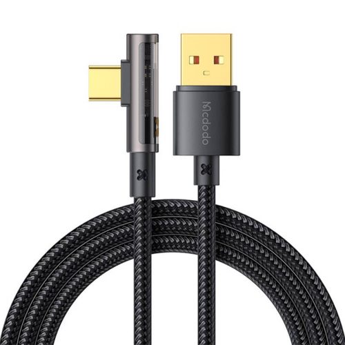 USB to USB-C Prism 90 degree cable Mcdodo CA-3380, 6A, 1.2m (black)