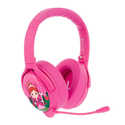 BuddyPhones kids headphones wireless Cosmos Plus ANC (Pink)