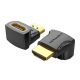 HDMI 90 degree Adapter Vention 4K 60Hz, AIOB0-2 (Black) 2pcs