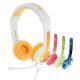 BuddyPhones kids headphones wired School+ (Yellow)