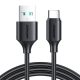 Cable to USB-A / Type-C / 3A / 0.25m Joyroom S-UC027A9 (black)