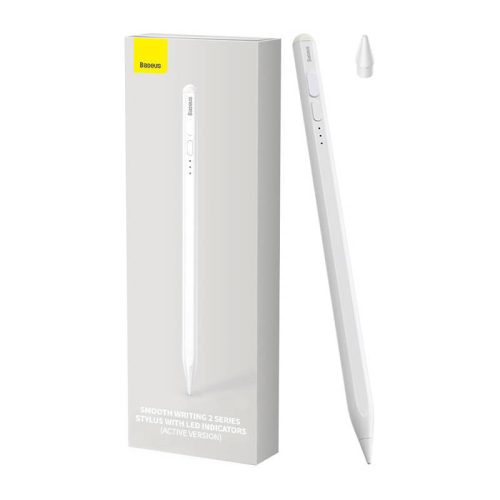 Baseus Smooth Writing 2 Stylus Pen with LED Indicators (white)