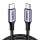 Ugreen US557 USB-C to USB-C cable, 100W, 5A (black)