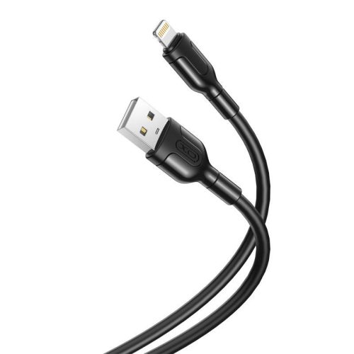 Cable USB to Lightning XO NB212, 2.1A 1m (black)