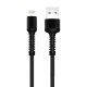 Cable USB LDNIO LS64 lightning, 2.4A, length: 2m