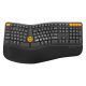 Wired Ergonomic Keyboard Delux GM905DB Grey/Orange