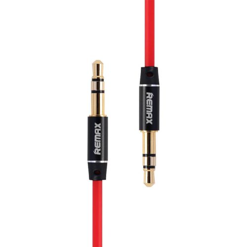 Mini jack 3.5mm AUX cable Remax RL-L100 1m (red)